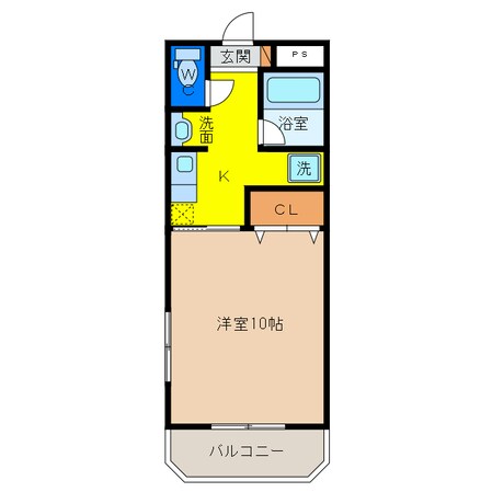 リファインハイツの物件間取画像